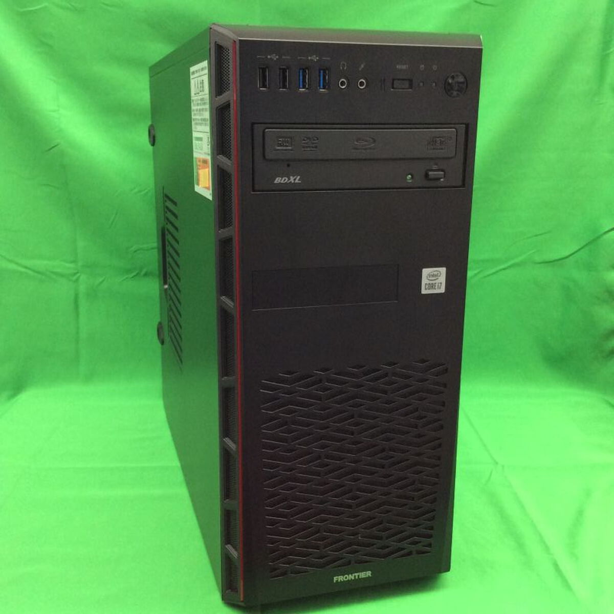 中古 FRONTIERデスクトップ(i7 10700F/32GB/RTX3060Tiストレージ無し/OS無し) 3170007313