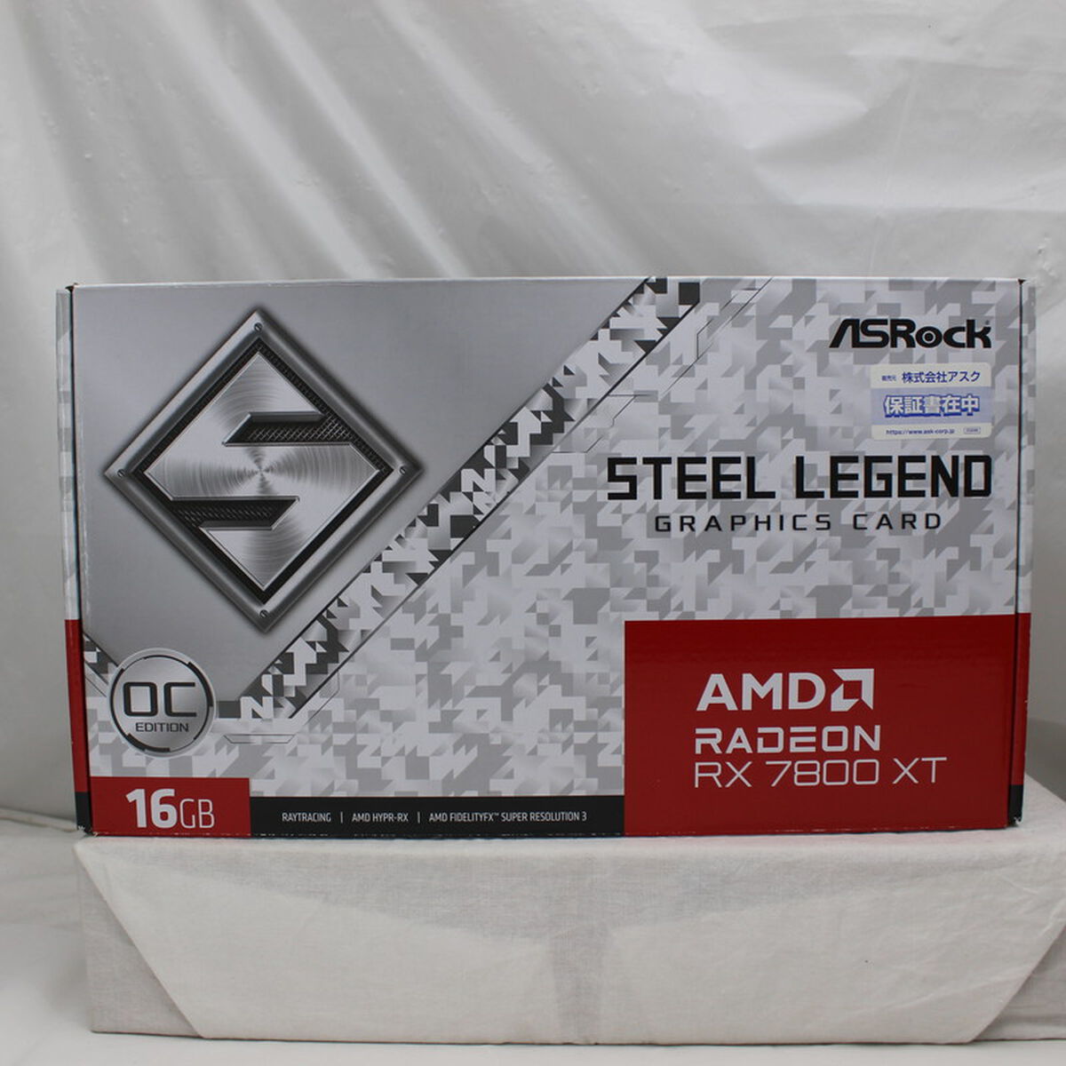 中古 ASRock RX7800XT SL 16GO RX7800XT Steel Legend OC (RX7800XT 16GB) 162734
