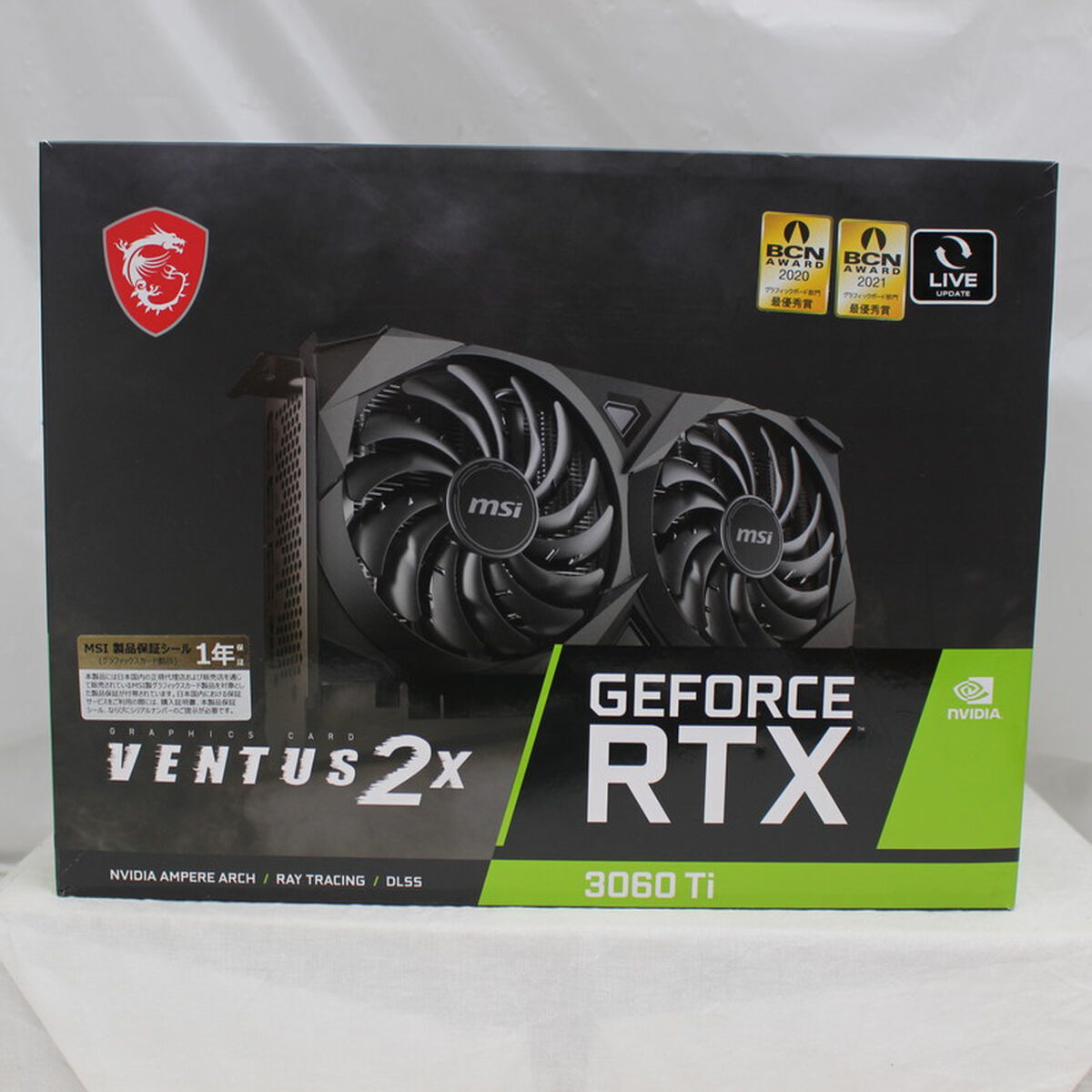 中古 MSI GeForce RTX 3060 Ti VENTUS 2X 8GD6X (RTX3060Ti 8GB) 199266
