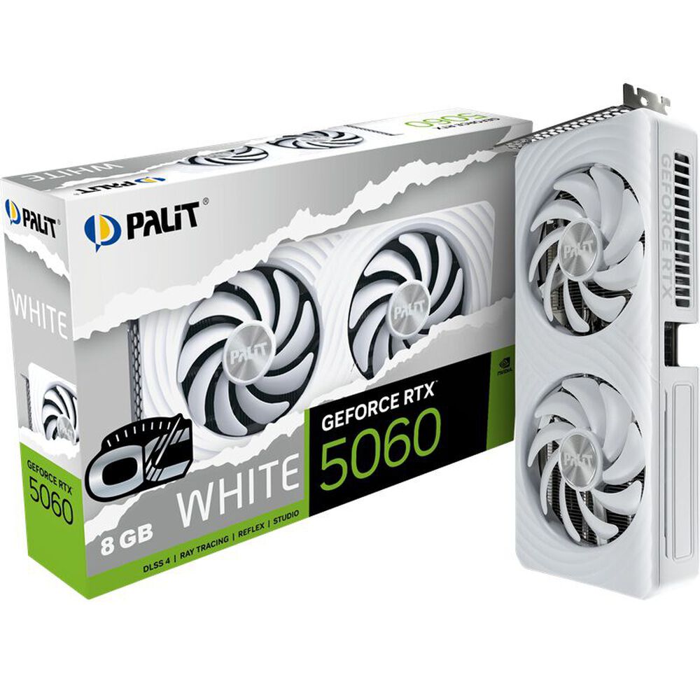 Palit NE75060U19P1-GB2063M (GeForce RTX 5060 WHITE OC 8GB)