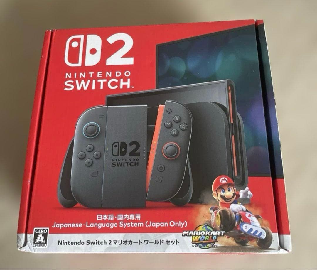 Used Nintendo Switch 2 Japan Mario Kart World Set
